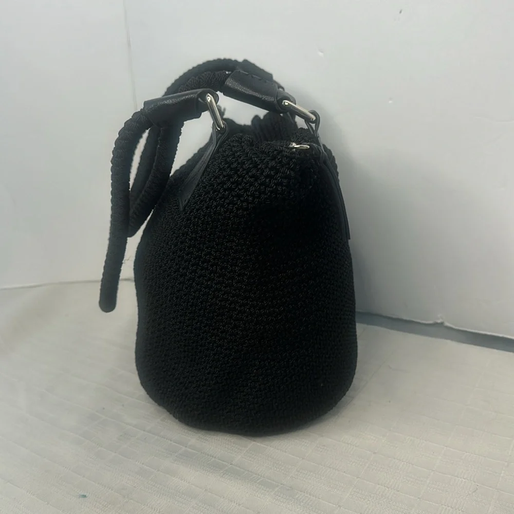 THE SAK  Lucca Black Crochet Leather